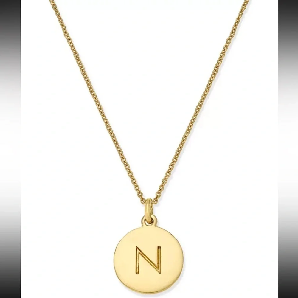 Kate Spade New York Initial Pendant Necklace N Gold